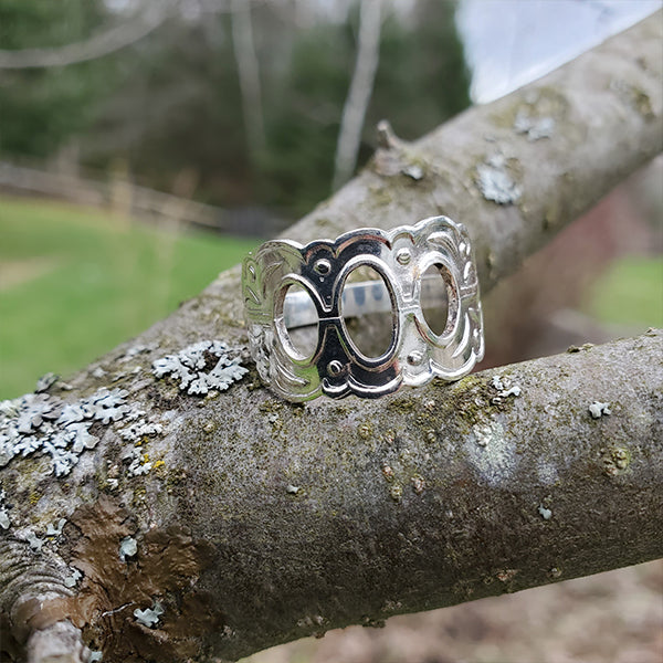 Potted Plants Garden Arbor Bracelet and matching Ring